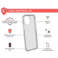 Coque Renforcée iPhone 12 mini LIFE Garantie à vie Transparente Force Case-1