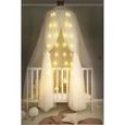 240cm moustique ciel de lit pour enfants bébé avec 8m 80 LED LED Guirlandes étoilées-1
