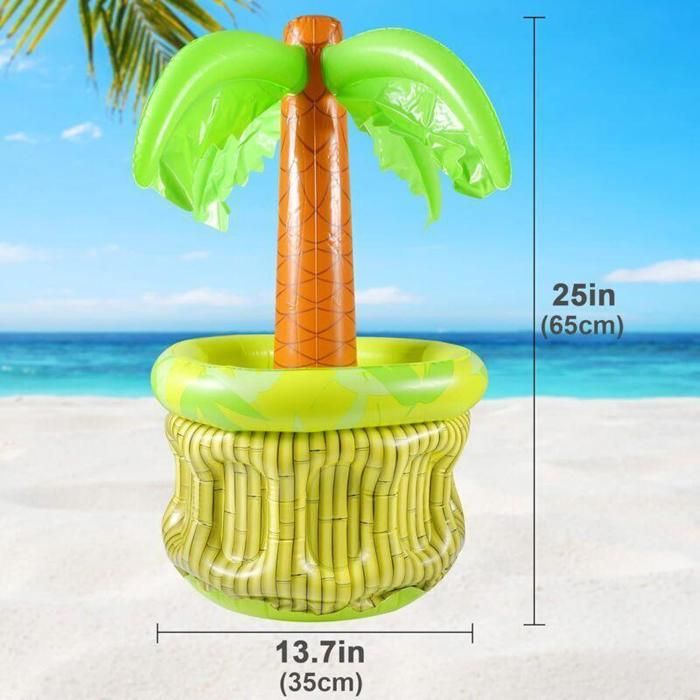 Palmier Gonflable, Plateau de Piscine , Gonflable Bar Flottant Piscine, Bouee Piscine,Bar Flottant pour Piscine, Plateau Gonflable, Gonflable Verre