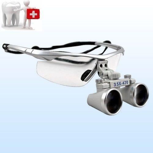 2,5 x 420 mm Loupe binoculaire dentaire lunette loupe chirurgicale médicale
