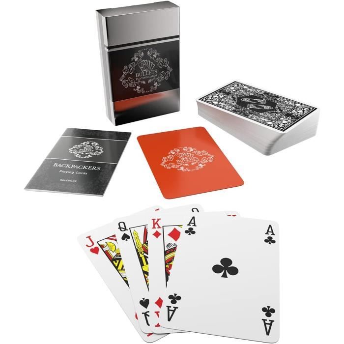 Backpacker Playing Cards, Avec Cartes À Jouer En Plastique, Boîte En ...