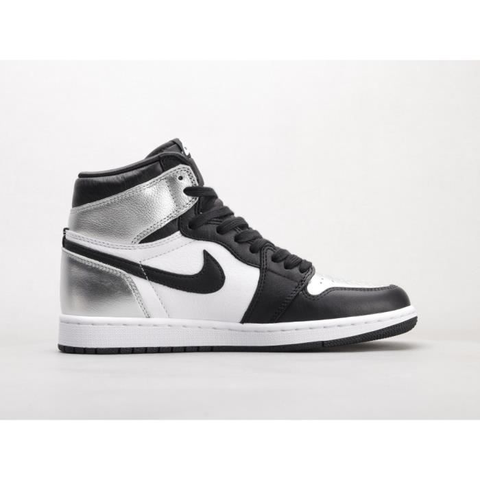 Basket Air Jordan 1 High OG Retro Silver Toe Couleur Argent Argent Cdiscount Chaussures