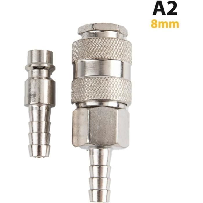 Ue Type Socket + Plug Pneumatique Connecteur Pneumatique Barb Coupleur ...