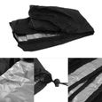 Housse de protection pour table de jardin étanche E-thinker en bâche polyester - 180*120*74cm-2