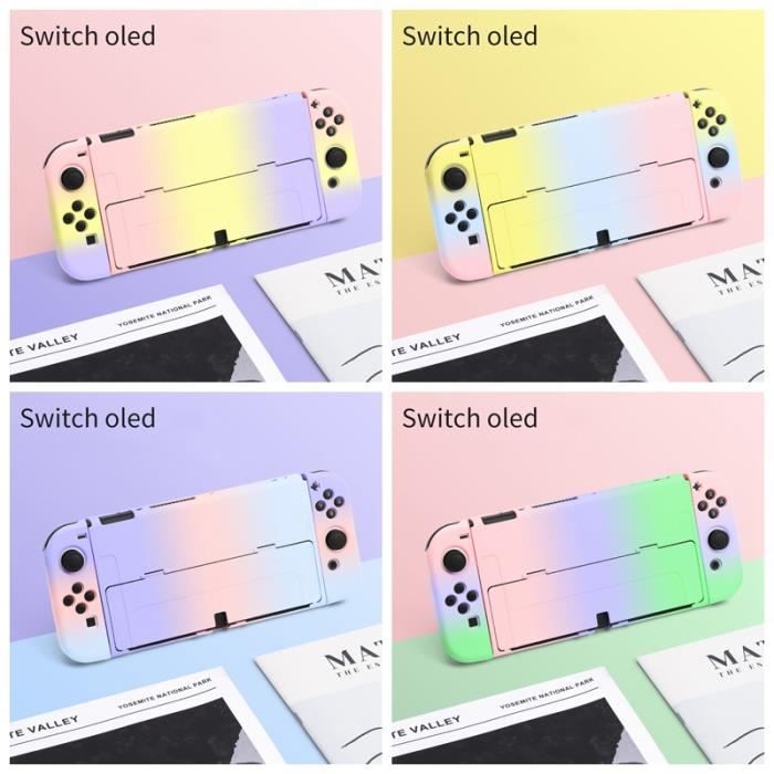 Pour Nintendo Switch Lite Etui de Protection Coque Coloré Mignon Couverture  ArrièRe Rigide Peau Console de Jeu Accessoires - Cdiscount Informatique