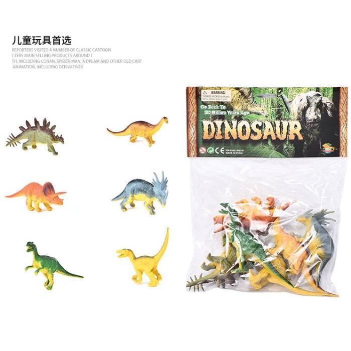 Jouet Figurine Dinosaure 6pcs, Dinosaures et Créatures