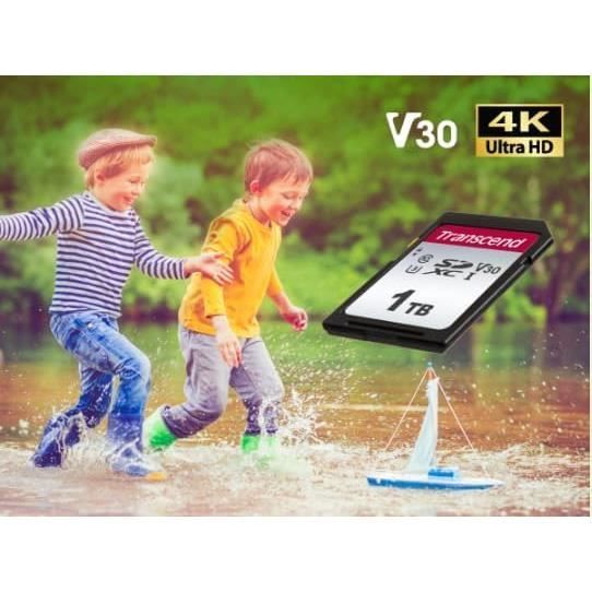Carte SD Transcend 300S 1To - SDXC UHS-I U3 V30 - 100Mo/s, Neuve