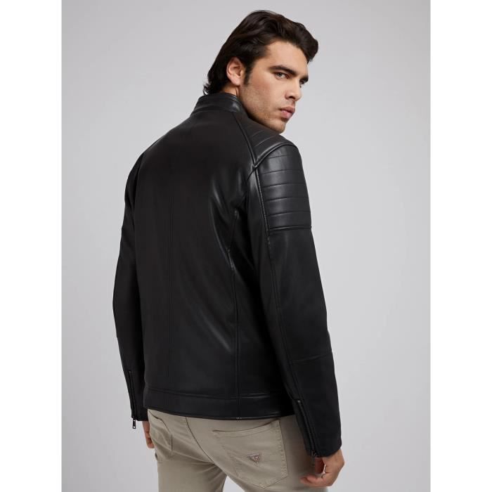 Veste cuir hotsell guess