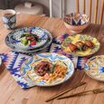 vancasso, Série Jasmin, Service de Table Complet en Porcelaine, 48 Pièces, Assiette Plate, Assiette à Dessert, Bols, Tasse Mug,-3