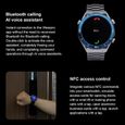 RUMOCOVO Montre Connecte Huawei pour Homme UlOscar Watch GPS Tracker Motion Fitness ECG WATCHES ULTIMATE BLACK STEEL-3