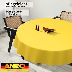 Nappe Toile Cirée Jaune Bouton D'or - Largeur 140 Cm, Uni, Marque Teknigomme, Neuve