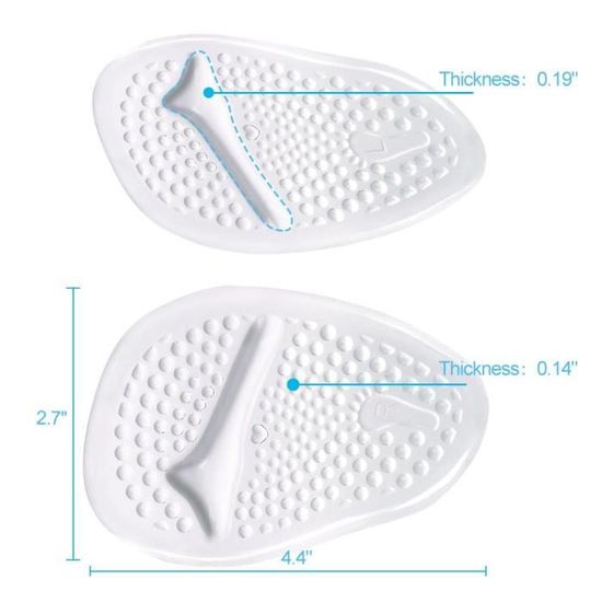 Gel foot inserts top