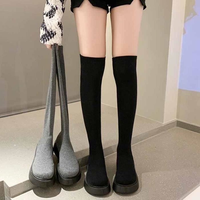 Botte chaussette plate clearance