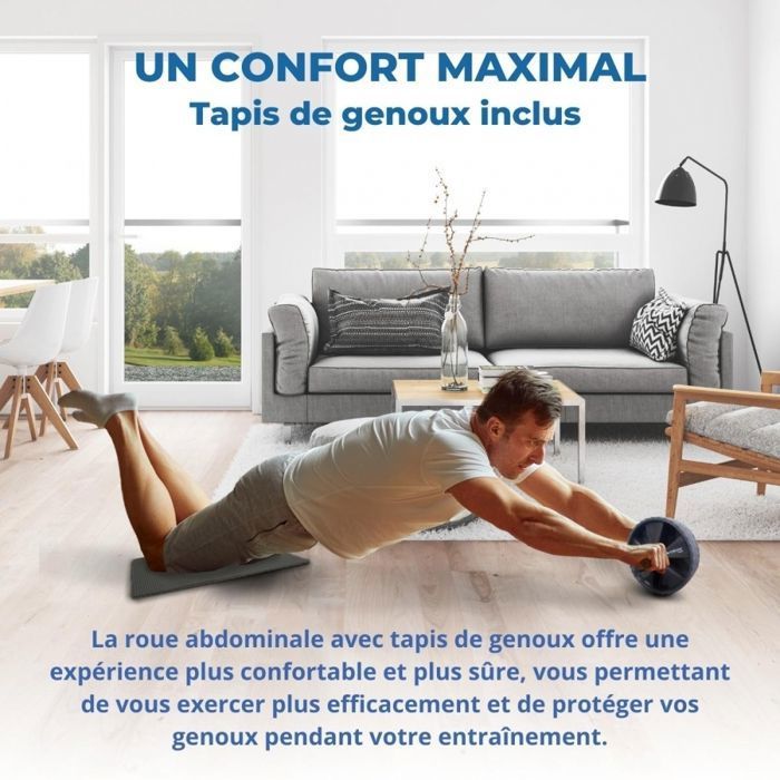Premium Ab Tapis D'exercice Coccyx Protecteur Gym Abdominal Core