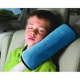 Coussin d'oreiller de sommeil d'épaule d'enfants pour enfants Coussin de ceinture de sécurité de voiture automatique (bleu)-0