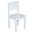 Chaise Enfant en bois - ROBA - 50875 - Hauteur d'assise 31 cm - Blanc laqué-0