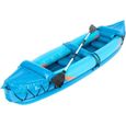 Kayak gonflable 2 places SURPASS - Pagaie double en alu - Résistant aux chocs et aux UV-0