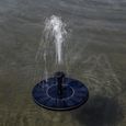 Fontaine Solaire, Pompe à Eau Solaire pour Bassin / Piscine / Décoration de Jardin"Matériel: Plastique d'ingénierie - Tension de tra-0