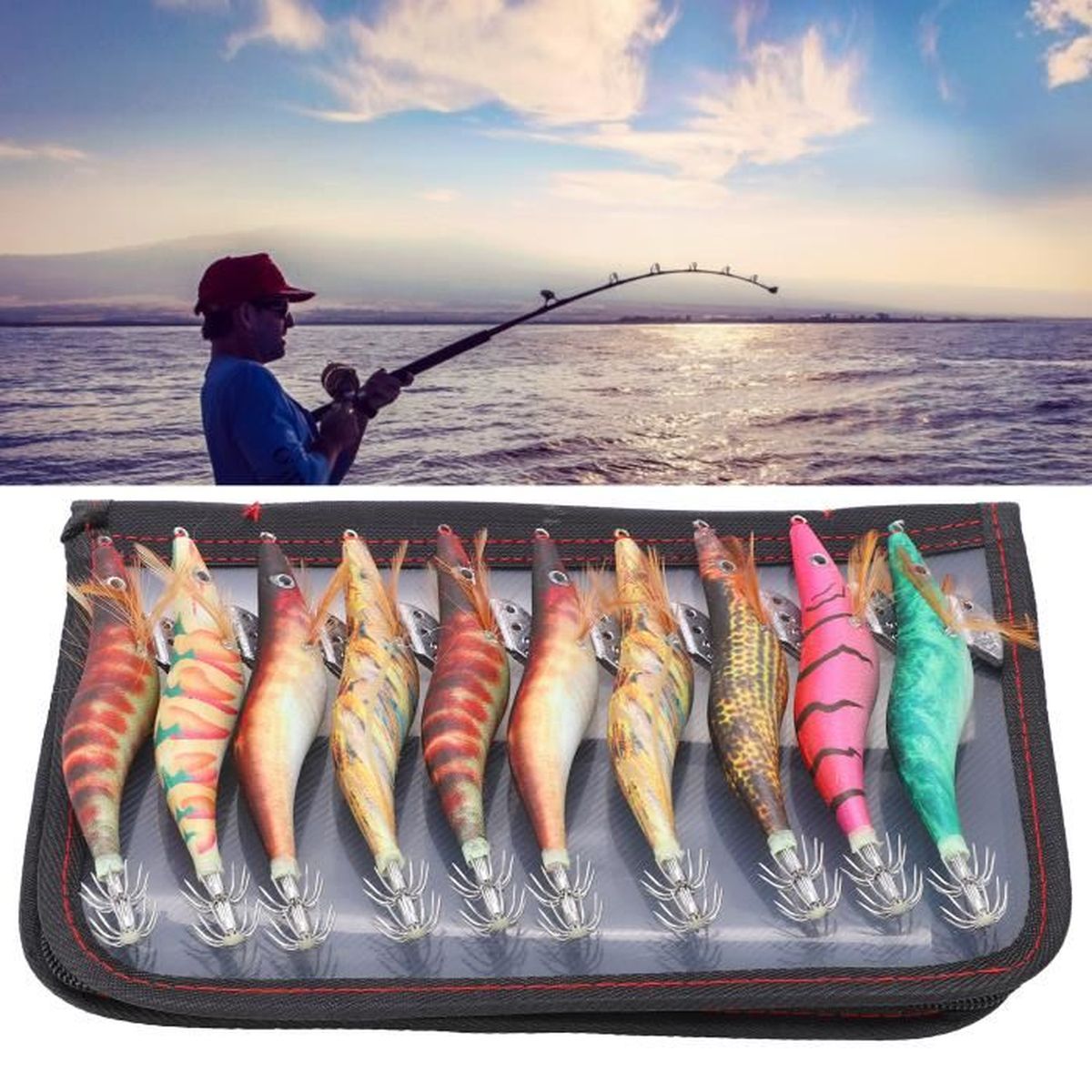 Leurre De Pêche Teaser Maille Marguerite Pour Gros Gibier - Tuna, Mahi, Wahoo - Pour Pêche En Mer