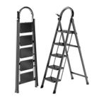 FOXSPORT Seven Comfort Escabeau - 5 marches - Acier - Pliant - 74×47×139cm(L-L-H)-Charge maximale 150 kg