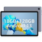 OUZRS Tablette Tactile - 10 Pouces - Android 13 - 18 Go RAM - 128 Go ROM - 5G WiFi - Caméra HD