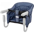 BRAND Siège Chaise Haute pour Bébé, avec Ceinture De Sécurité, Stable, Sûre, Facile à Plier, Portable, Élégant, Adaptée à La Table-Bleu