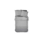 TODAY Parure de lit ethnique - Sunshine - 220 X 240 cm - Noir et blanc