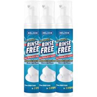 Rinse-free Cleaning Spray,All Purpose Bubble Cleaner Kitchen Deep Cleaning Spray,Powerful Stain Removal Kit for Bathroom,Car,House 