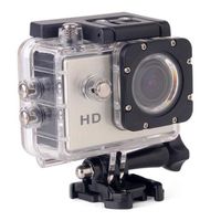 Mini Caméra Sport HD 1080P Étanche 30M Écran 1.5' Photos Vidéo Angle 140° Argent +SD 32Go - YONIS