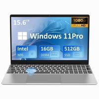 PC portable Auusda - 15,6" - Intel Alder Lake N 95 - RAM 16Go - Stockage 512Go SSD FHD - Windows 11