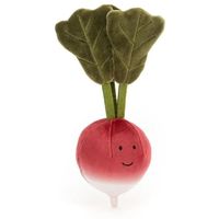 Peluche - JELLYCAT - Vivacious Vegetable radish - Rose-blanc - Mixte - Enfant