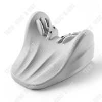 TD® Oreiller de massage shiatsu acuponcture maison portable Acupoint cou douleur couleur blanc oreiller cervical ergonomique adulte 