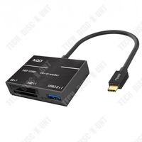 TD® Type-c vers XQD carte lecteur de carte SD haute vitesse USB3.0HUB haute vitesse compatible avec USB3.0/2.0