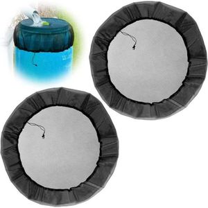 Filet De Protection Pour Récupérateur Eau Pluie Ø95 Cm - Anti-Feuilles, Moustiques - Avec Cordon