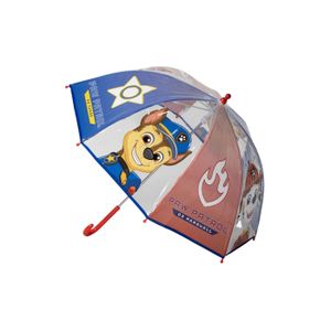 Parapluie Enfant Pat' Patrouille Cloche Transparent - Officiel Paw Patrol - Grand Dôme Avec Poignée Ergonomique