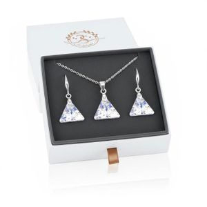Parure Bijoux Fantaisie Princesse - Collier, Bracelet Et Boucles D'oreilles Strass