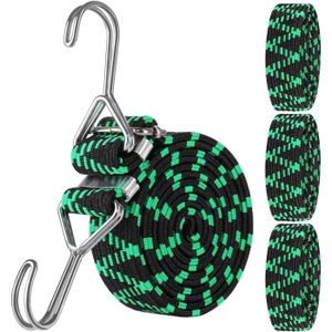 SANDOW - SANGLE Tendeurs Elastique Avec Crochets 2M, 4Pcs Sandow E