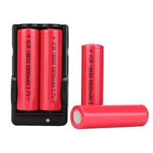GTL18650 Mini Batterie 12000mAh Batterie Lithium-ION Rechargeable 3.7V Batterie Li-ION 18650 pour Lampe Torche 4 pièces Batterie 