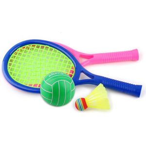 KIT BADMINTON ensemble de badminton, 2 en 1 enfant jeu de raquet