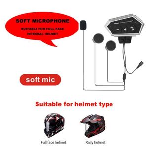 INTERCOM MOTO Couleur Slive Soft Mic  Oreillette Bluetooth 5.0 P