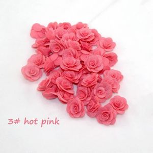 FLEUR ARTIFICIELLE 48pcs - 3 rose chaud - Bouquet de fleurs de caméli