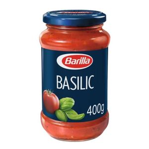 SAUCE PÂTE ET RIZ BARILLA - Sauce Tomate Aux Basilic 400G - Lot De 4
