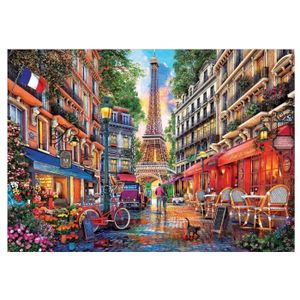 PUZZLE Puzzle 1000 pieces Soiree Romantique a Paris Colle