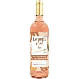 VIN ROSE Bouteille de Vin humoristique le Petit Rosé des Connasses drôle