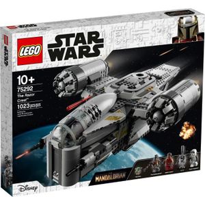 VAISSEAU À CONSTRUIRE LEGO - Le Razor Crest (Mandolorien) - Star Wars - 1023 pièces - Gris