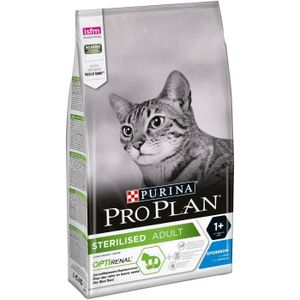 CROQUETTES Purina Proplan Sterelised OptiRenal Chat Lapin 1,5kg