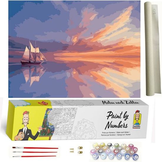 Calendrier 2026 à Peindre Par Numéros – Kit DIY Avec 12 Plantes Vertes | Décor Mural Et De Bureau Créatif - 6