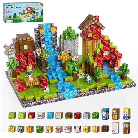 Blocs De Construction Magnétiques Jeux De Construction Aimanté Pour Enfants Jeu Jouets Créatifs 83 Pièces Aimantés - Jeux & Jouets