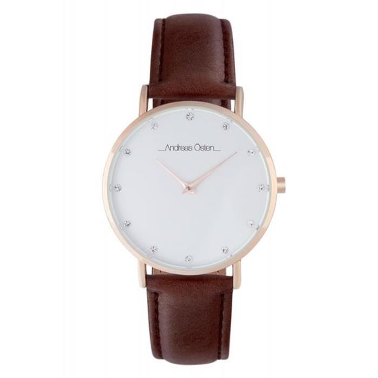 Montre Bracelet Classique Femme Andreas Osten AO-240 QUARTZ - Doré, Blanc, Rose - Neuf Avec étiquettes