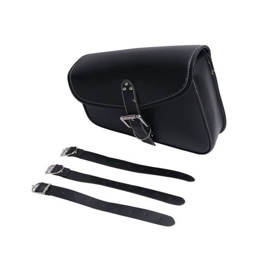 Sacoches De Selle Moto En Cuir PU Noir Pour Harley Sportster XL883/XL1200 - Paire, Résistantes à L'eau, Garantie 3 Mois
